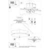Hanging lights, Sollux Lighting Chandelier OTTO 60 for living room

