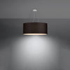 Chandelier OTTO 70 black - Classic round pendant light for traditional decor