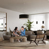 Chandelier OTTO 70 black - Contemporary chandelier light for hallways