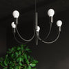 Ceiling light fixture Sollux Lighting Chandelier PICCOLO 3 black