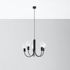 Pendant light Sollux Lighting Chandelier PICCOLO 5 Black
