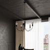 Modern chandeliers Sollux Lighting Chandelier PICCOLO 5 Black
