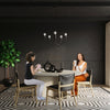 Pendant ceiling lights Sollux Lighting Chandelier PICCOLO 5 Black