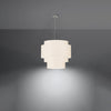 Ceiling lamp for bedroom Sollux Lighting Chandelier REFLEXION 50 white