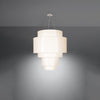 Ceiling lamp for bedroom Sollux Lighting Chandelier REFLEXION 80 white