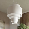 Ceiling light fixture Sollux Lighting Chandelier REFLEXION 80 white