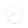 White chandelier light Sollux Lighting Chandelier RIO 110 white 3000K