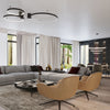 Sollux Lighting Chandelier RIO 2 55/78 Black LED pendant
