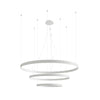 Stylish black LED chandelier Sollux Lighting RIO 3 55/78/110 white LED 3000K