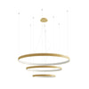 Sollux Lighting Chandelier RIO 3 golden ceiling light
