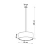 Ceiling light fixture Sollux Lighting Chandelier ROLLO 45