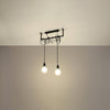 Chandelier light fixture Sollux Lighting Chandelier SALAMANCA 2 black