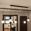 Ceiling lamp for bedroom Sollux Lighting Chandelier SALAMANCA 2 black