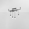 Easy installation for immediate impact Chandelier SALAMANCA 4 black