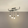 High-quality construction ensures durability Chandelier SALAMANCA 4 black