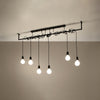 Ideal chandelier light for dining rooms, bedrooms, or kitchens Chandelier SALAMANCA 6 black