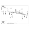 Versatile pendant light that adds modern elegance to any space Chandelier SALAMANCA 6 black