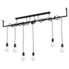 Modern design with a bold, unique aesthetic Chandelier SALAMANCA 6 black