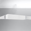 Bedroom chandelier Sollux Lighting Chandelier SANTA 120 white