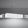 Pendant lighting for kitchen island Sollux Lighting Chandelier SANTA 120 white
