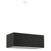 Sollux Lighting Chandelier SANTA BIS 80 Black hanging light for modern interiors