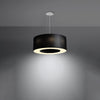 Contemporary black chandelier Sollux Lighting SATURNO 50