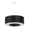 Modern black chandelier light Sollux Lighting SATURNO 50
