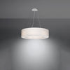 Ceiling light fixture Sollux Lighting Chandelier SATURNO 70 White