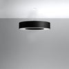 Sollux Lighting Chandelier SATURNO 90 Black with unique round design