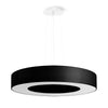 Modern chandeliers pendant light Sollux Lighting Chandelier SATURNO SLIM 50 black
