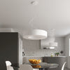 
Ceiling lamps for kitchen Sollux Lighting Chandelier SATURNO SLIM 50 white