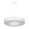 Ceiling light fixture Sollux Lighting Chandelier SATURNO SLIM 50 white
