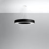 Contemporary chandeliers Sollux Lighting Chandelier SATURNO SLIM 70 black