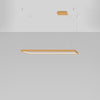 Stylish chandelier Sollux Lighting Chandelier TUULA L golden 3000K