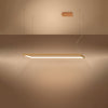 Bedroom lighting Sollux Lighting Chandelier TUULA L golden 3000K