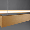 Sleek Sollux Lighting Chandelier TUULA L golden 4000K