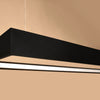 Modern chandelier Sollux Lighting TUULA L black 3000K
