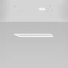 Elegant pendant light Sollux Lighting Chandelier TUULA L white 3000K