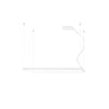 Modern chandelier Sollux Lighting Chandelier TUULA L white 3000K