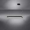 Minimalist Pendant Light: Sollux Lighting  TUULA M black 4000K
