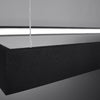 Sleek Chandelier Light:  Chandelier TUULA M black 4000K