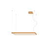 Stylish Chandelier Light: TUULA M golden 3000K