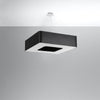 Pendant light fitting Sollux Lighting Chandelier URANO 80 black