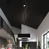 Stylish pendant light Sollux Lighting Chandelier URANO 80 black