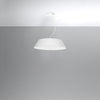 Versatile ceiling lamp for bedroom Sollux Lighting Chandelier VEGA 60 white