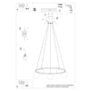 Minimalist Bedroom Chandelier - Sollux Lighting YOLI 5
