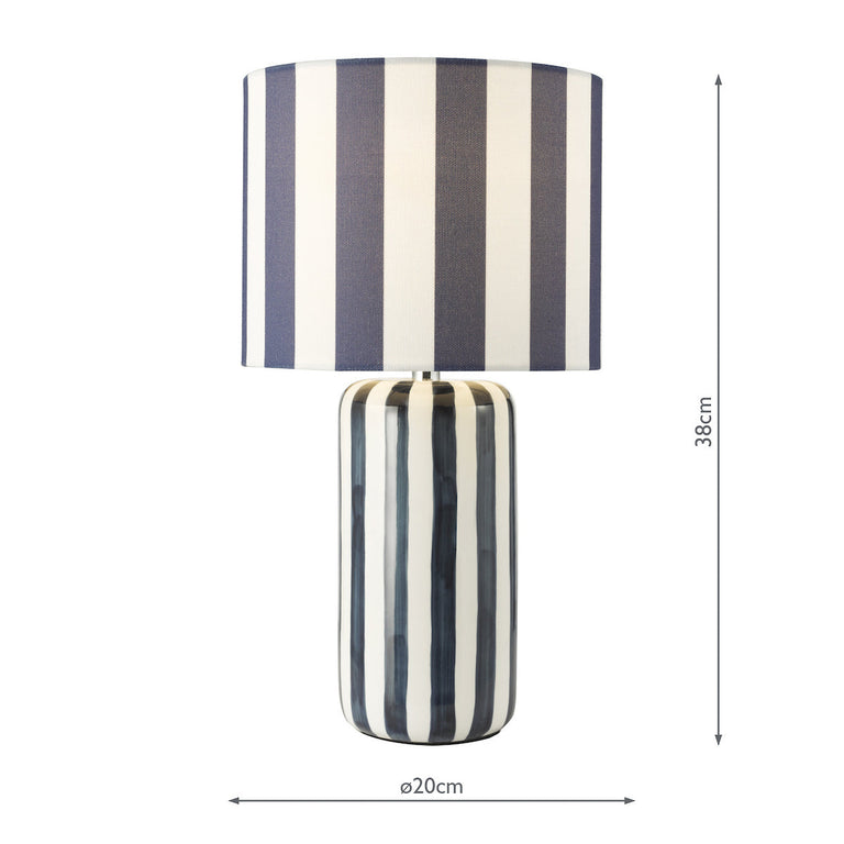 Cicada Table Lamp Ceramic Blue - Stylish Lighting Collection