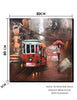 City Streetcar painting for modern wall decoration
