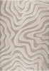 Luxurious living room rugs with carved effects