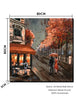 Beautiful Couple in Paris Wall Art painting for living room.
